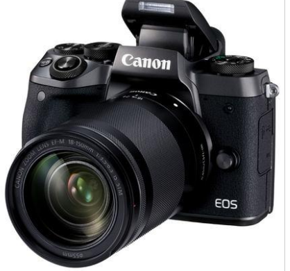 佳能数码照相机 eos m5 canon/佳能 eos m5 15-45 高清微单反数码相机