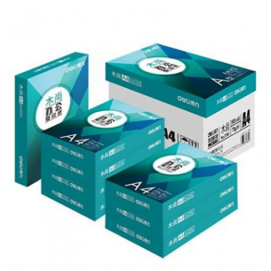 得力Z7503木尚复印纸 A4-70g-8包（白色）