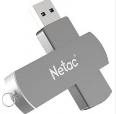 朗科 Netac U盘 U681 64GB (银灰色) USB3.0