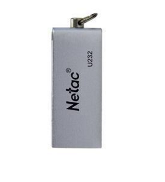 朗科 Netac U盘 U232 16GB (银色) USB2.0 时尚 超稳定