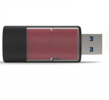 朗科 Netac U盘 U308 64GB (朱红色) USB3.0 推拉设计一经推出，开启极速传输