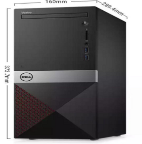 台式计算机 戴尔 Vostro 3671-R19N6R 配置（i7-9700 16GB内存 2T机械+256固态硬盘 2G独显 21.5显示器）