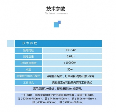 匀光现场勘查光灯WS-30