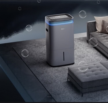 海尔（Haier）双变频除湿机空气净化器一体/抽湿机/除湿器/抽湿器/吸湿器家用低噪防霉防潮地下室干燥机干衣机 60L/天 120-180㎡ CF60-BJ1U1