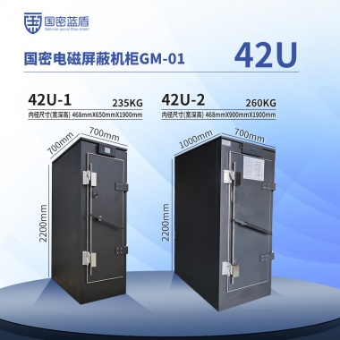 国密蓝盾   国密电磁屏蔽机柜GM系列 GM-01型42U-1