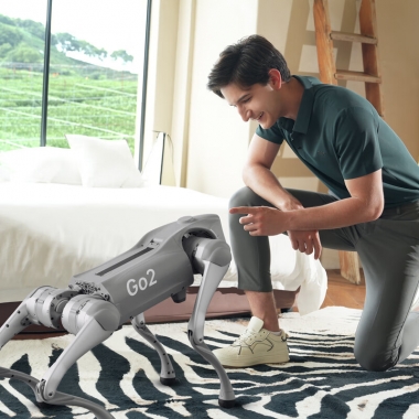 宇树Go2 语音 AI大模型机器狗Go2具身智能伴随仿生陪伴机器人四足机器狗Go2-Pro长续航+遥控器