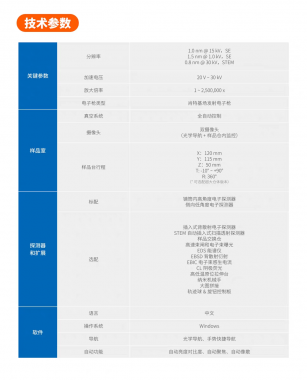 国仪量子场发射扫描电子显微镜通用型钨灯丝扫描电镜SEM5000PRO